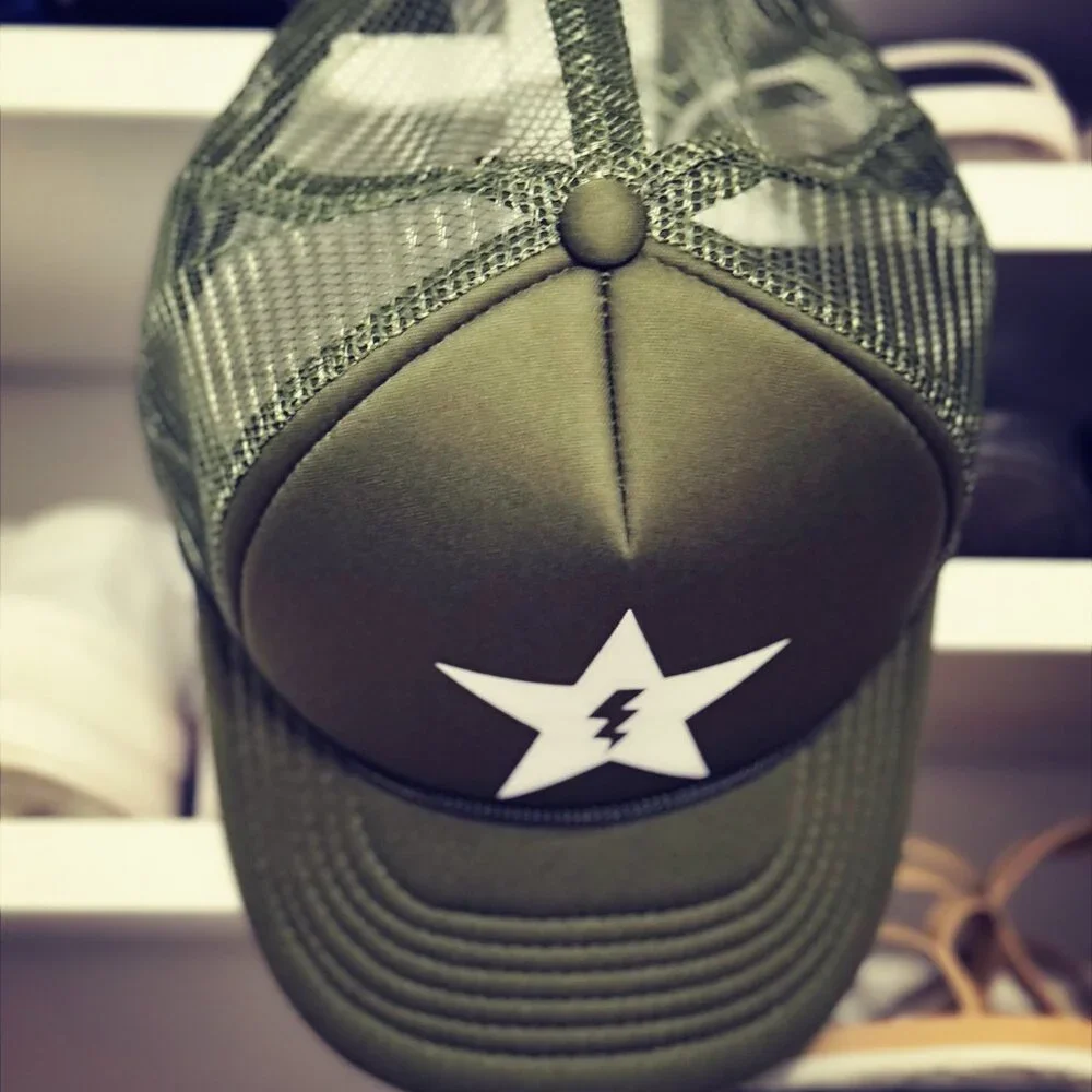 Bolt Star Trucker Hat NWT